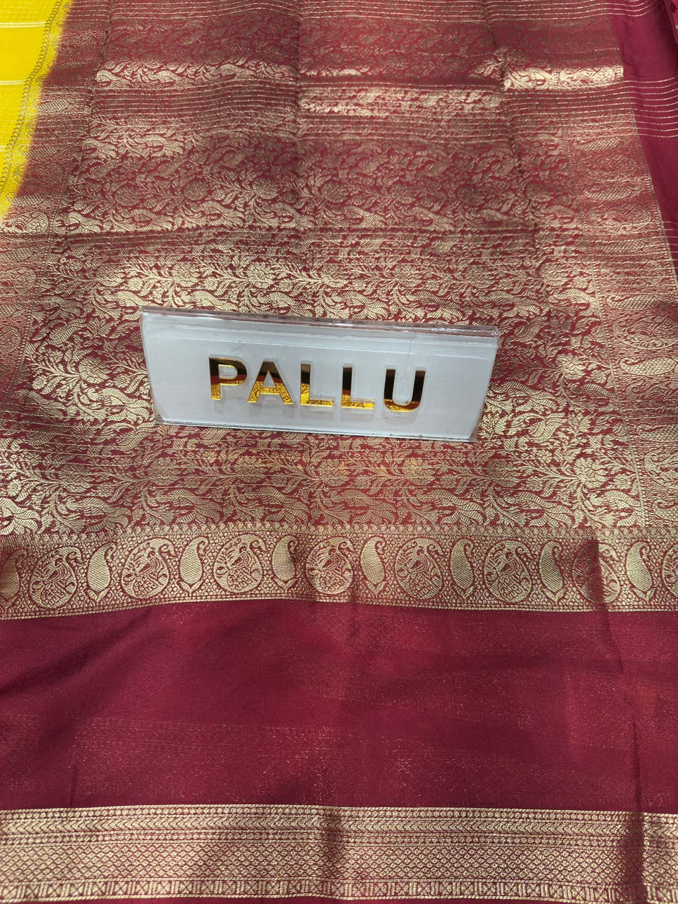 Semi Mysore Silk Saree.