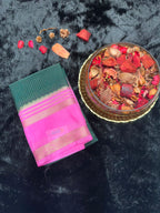 Semi Mysore Silk Saree.