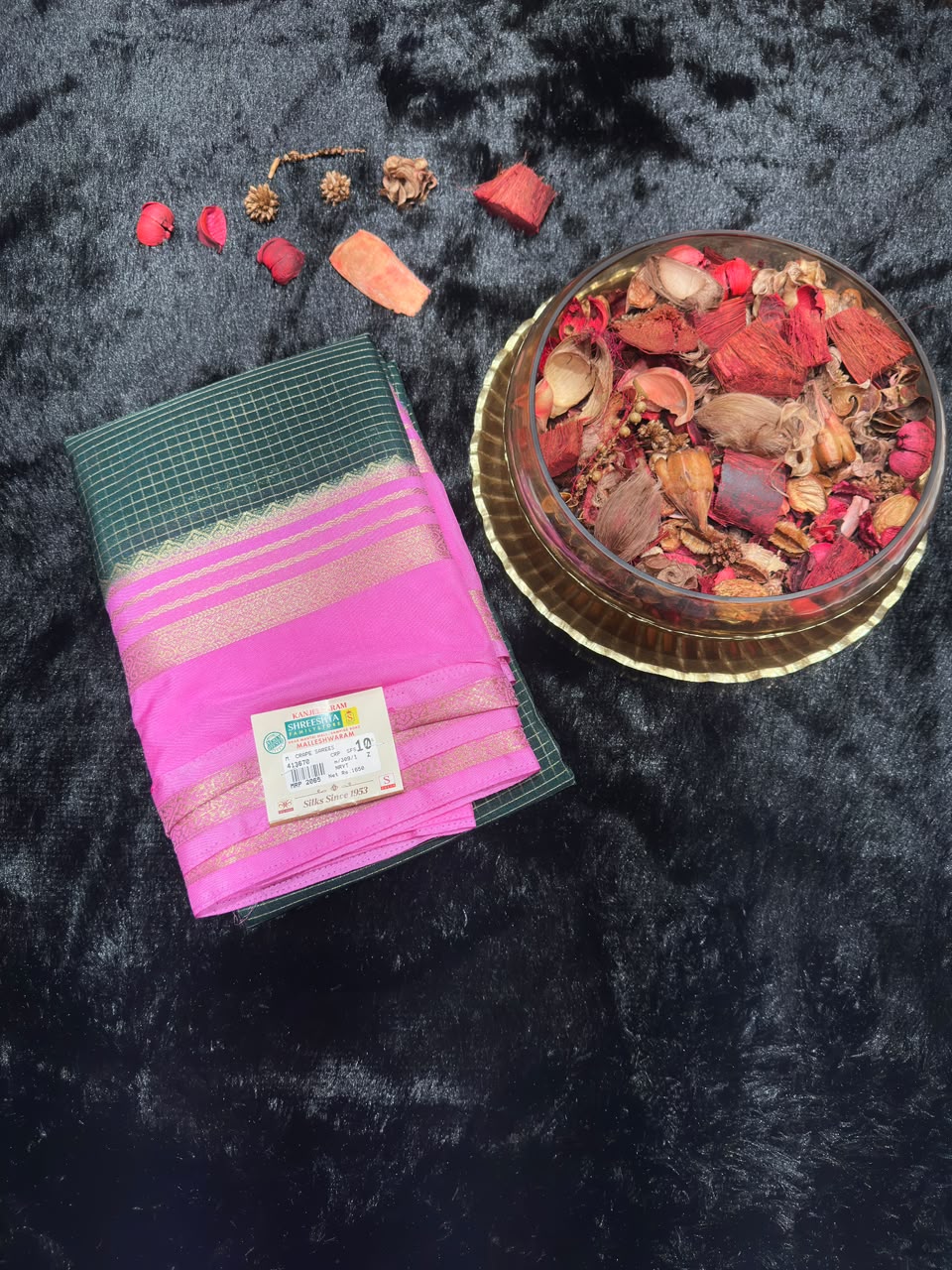 Semi Mysore Silk Saree.