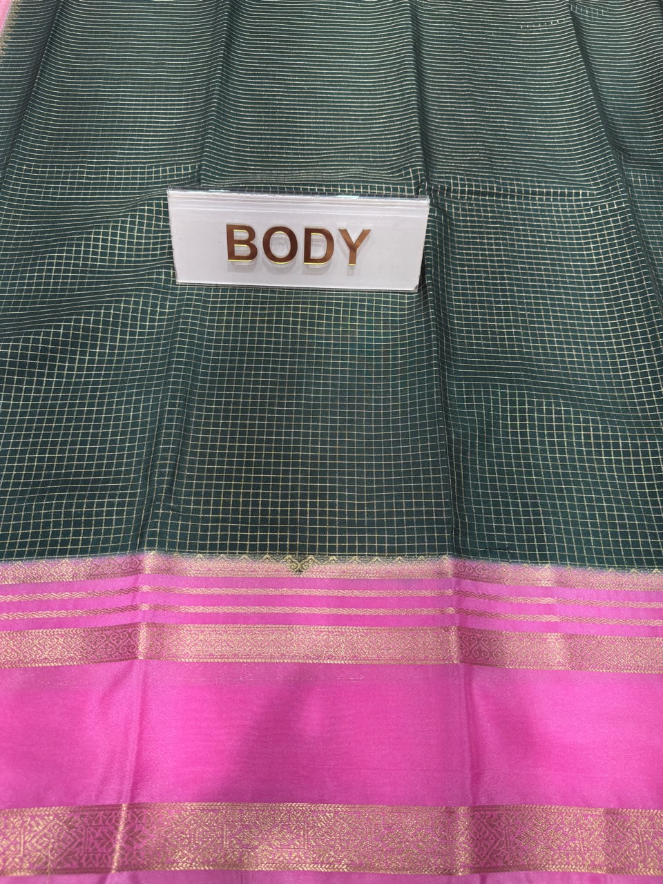 Semi Mysore Silk Saree.