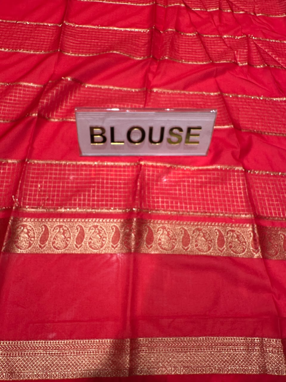 Semi Mysore Silk Saree.