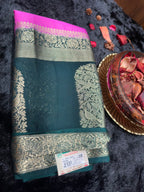 Semi Mysore Silk Saree.