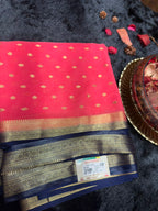 Semi Mysore Silk Saree.
