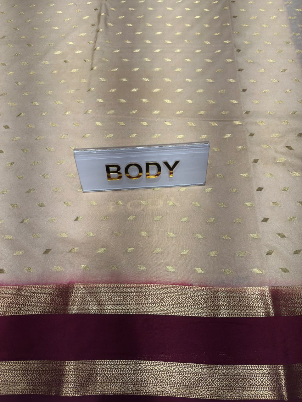 Semi Mysore Silk Saree.