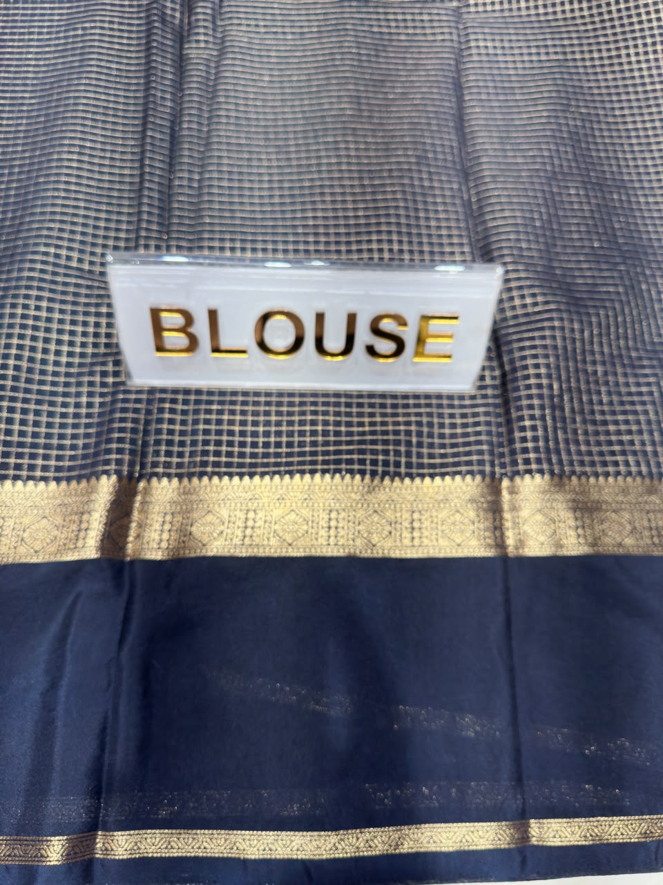 Semi Mysore Silk Saree.