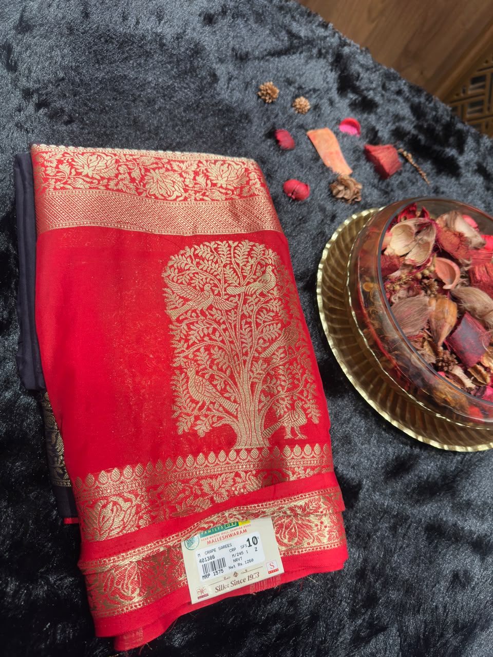 Semi Mysore Silk Saree.