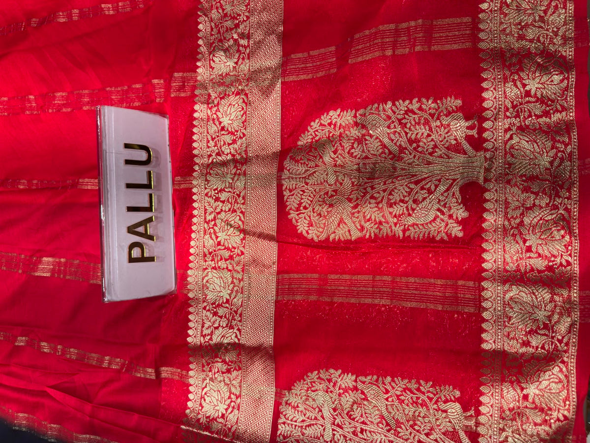 Semi Mysore Silk Saree.