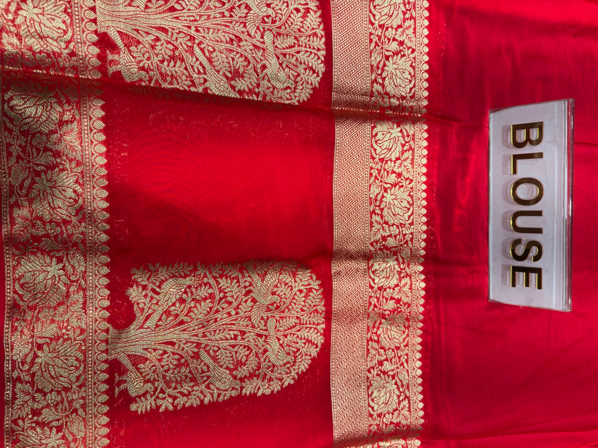 Semi Mysore Silk Saree.