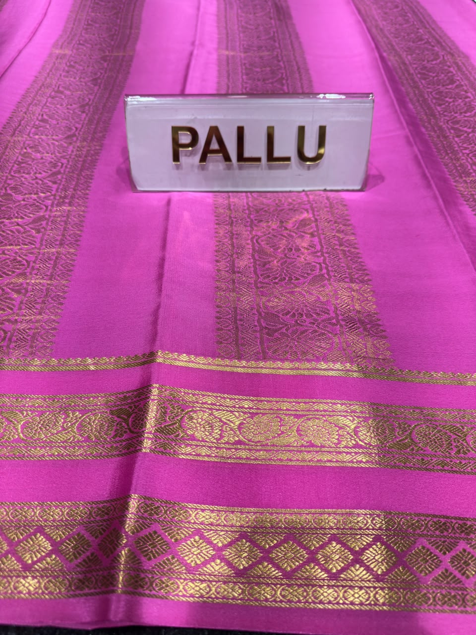 Pure Mysore Silk Saree.