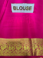 Pure Mysore Silk Saree.
