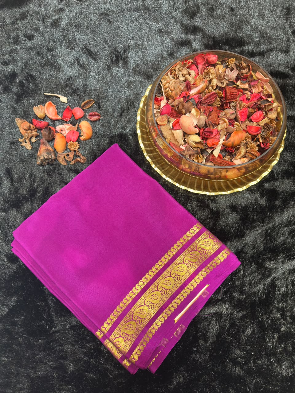 Pure Mysore Silk Saree.
