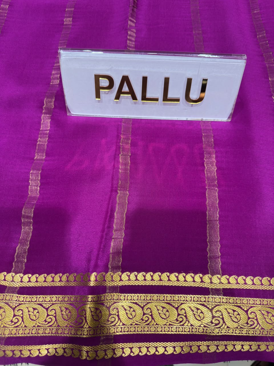 Pure Mysore Silk Saree.