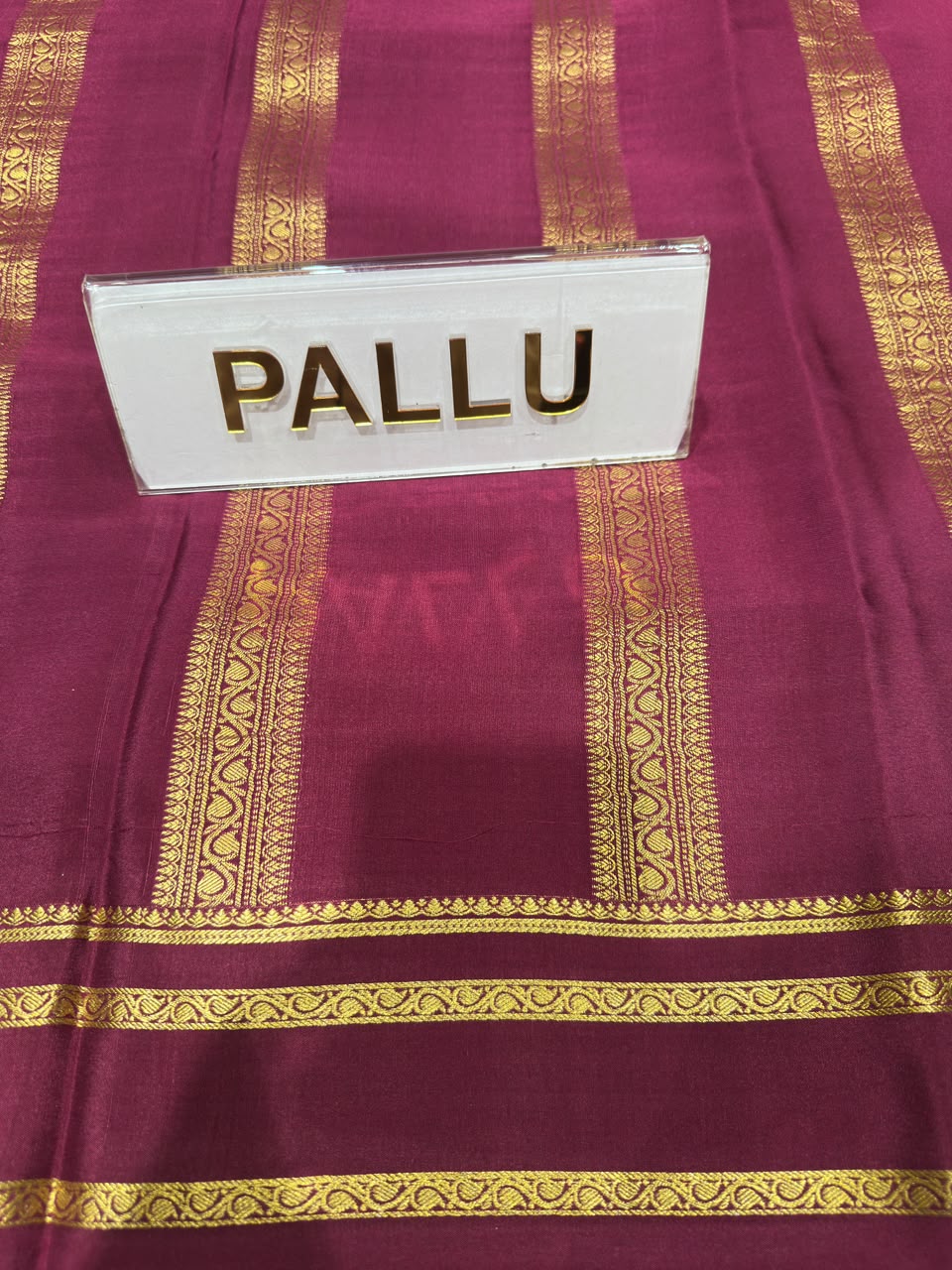 Pure Mysore Silk Saree.