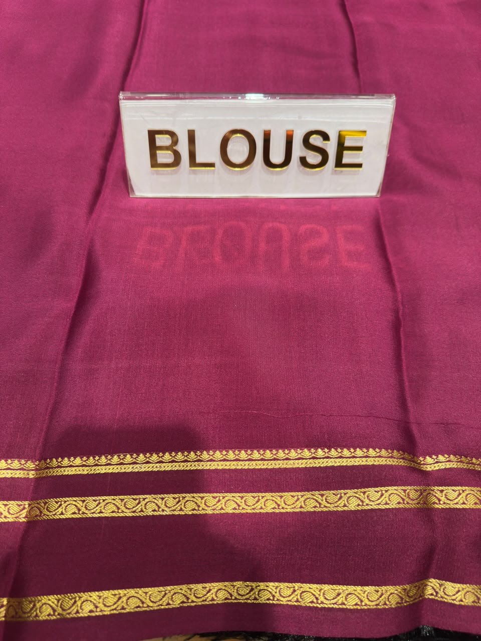 Pure Mysore Silk Saree.