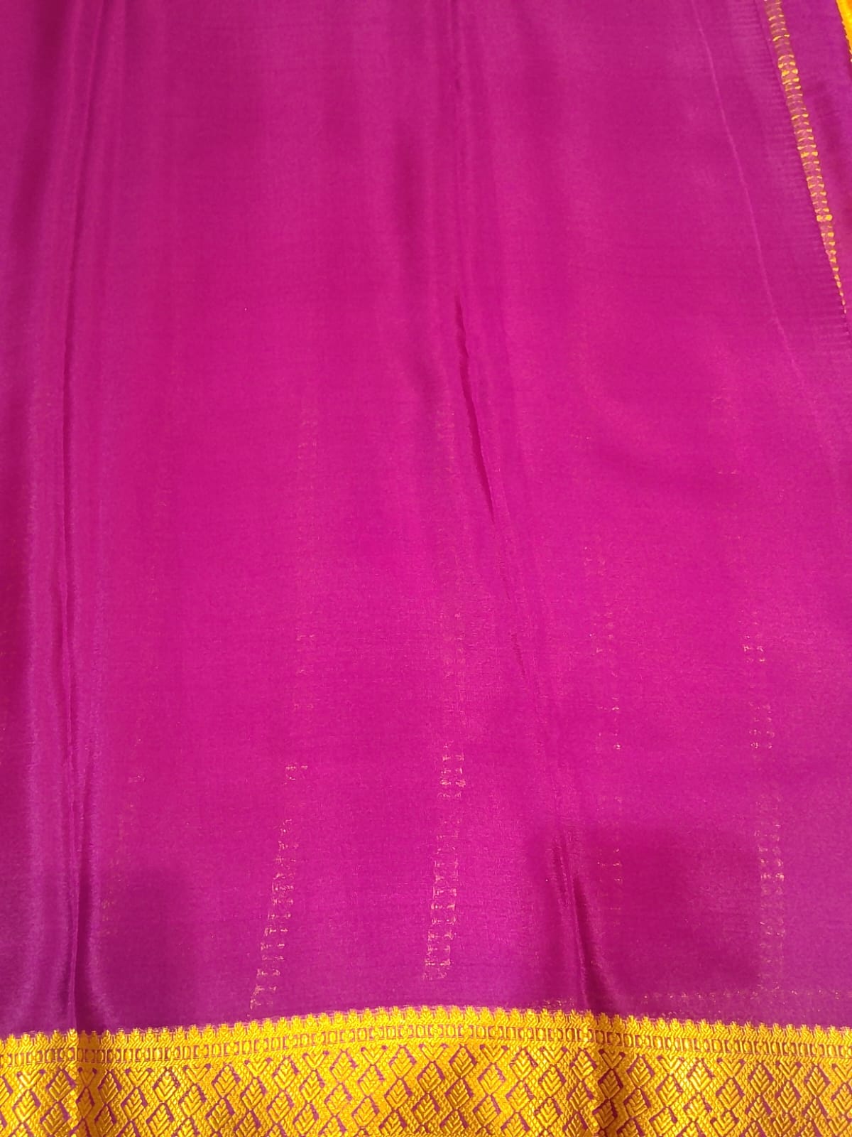 Pure Mysore Silk Saree.