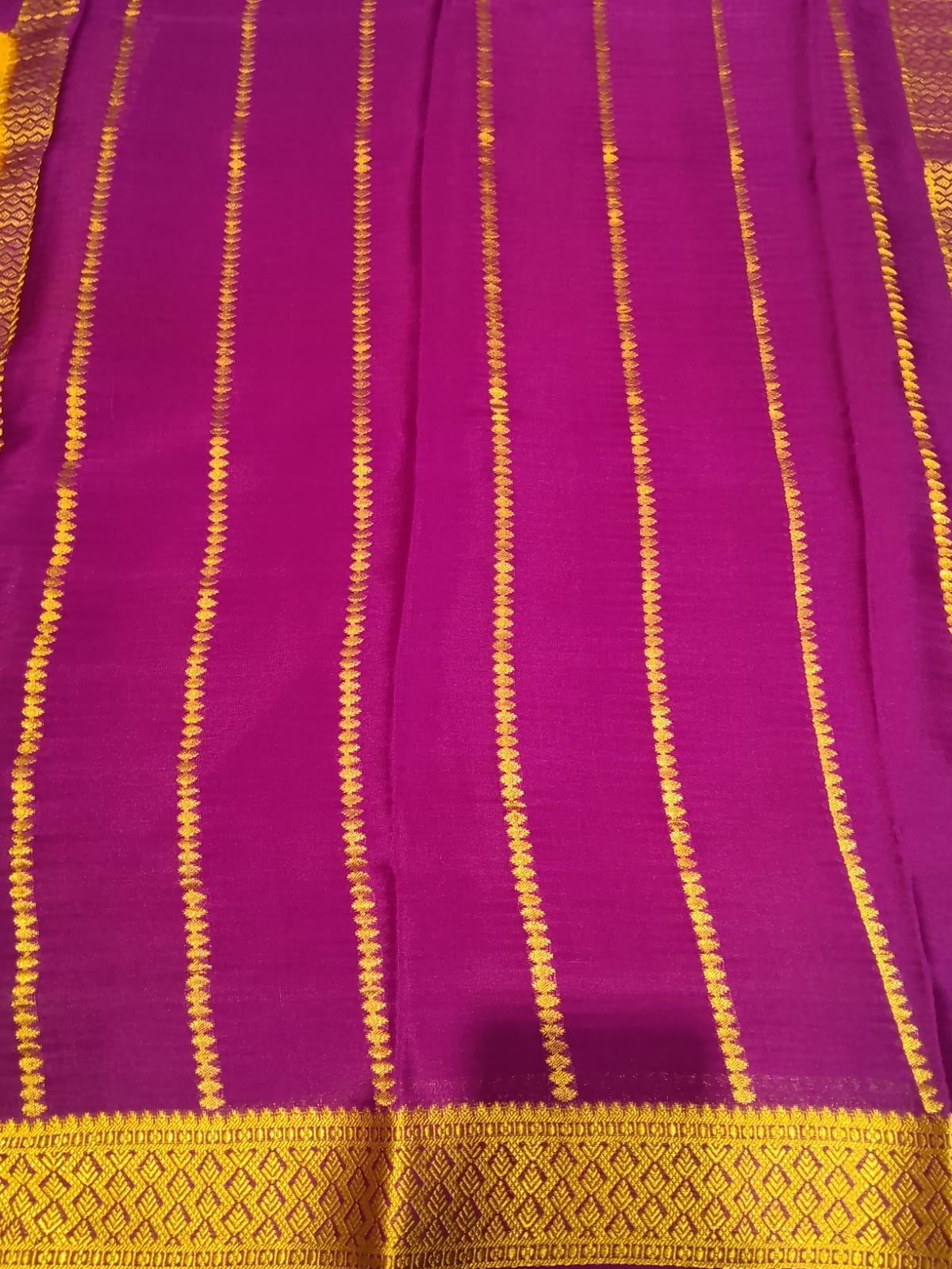 Pure Mysore Silk Saree.