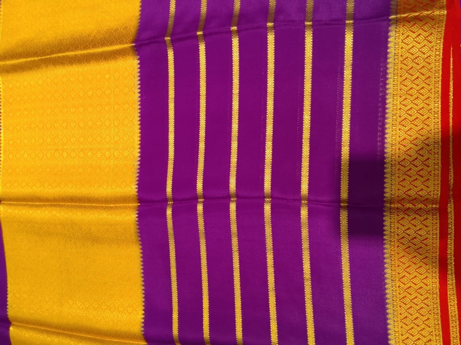 Pure Mysore Silk Saree.