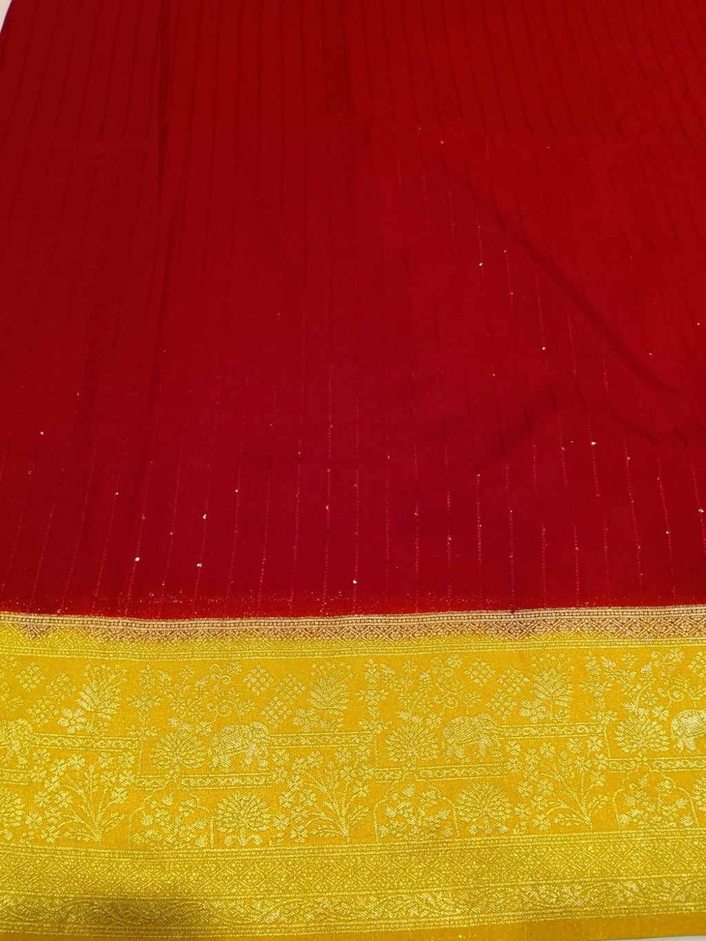 Semi Mysore Silk Saree.