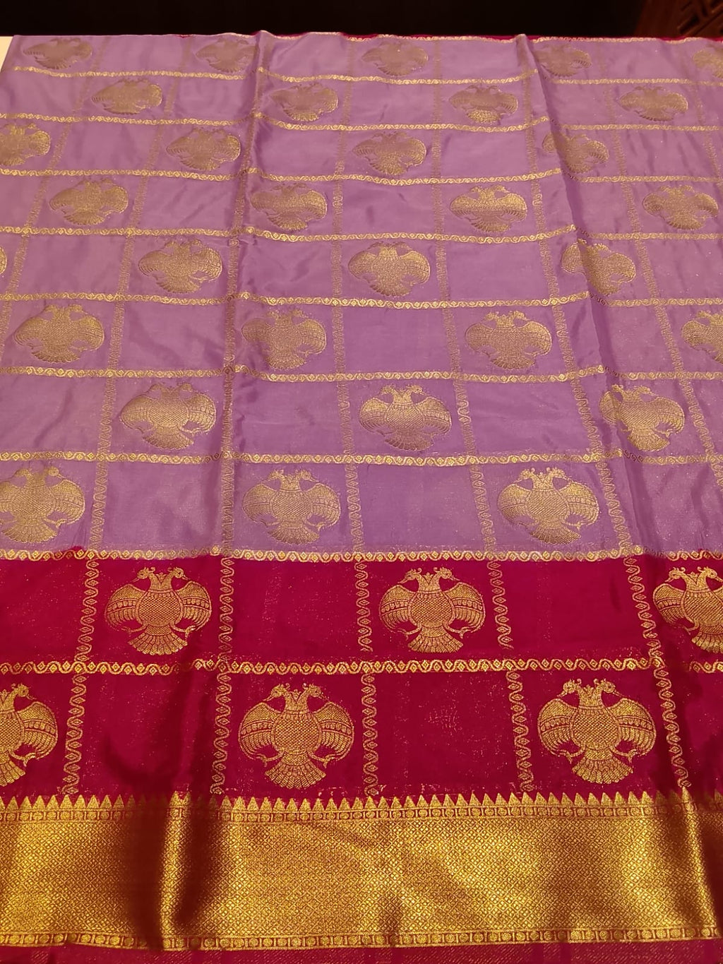 Semi Mysore Silk Saree.