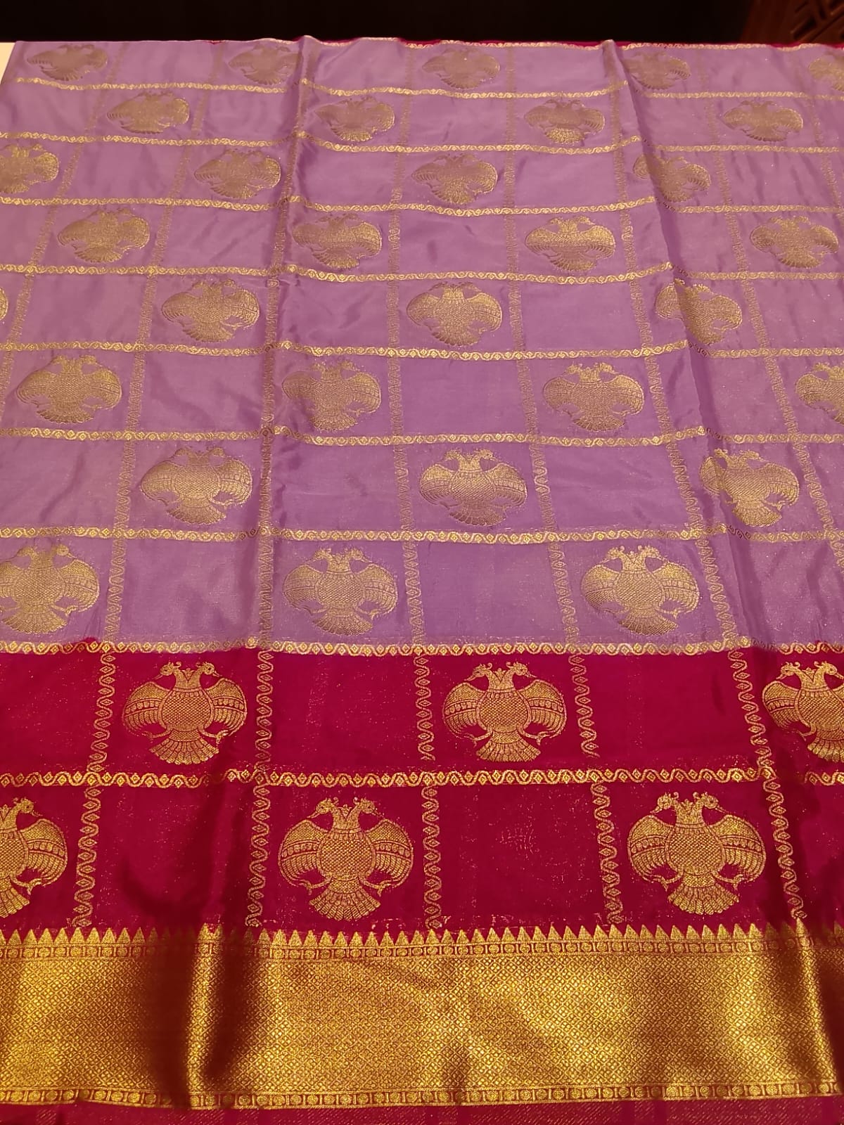 Semi Mysore Silk Saree.