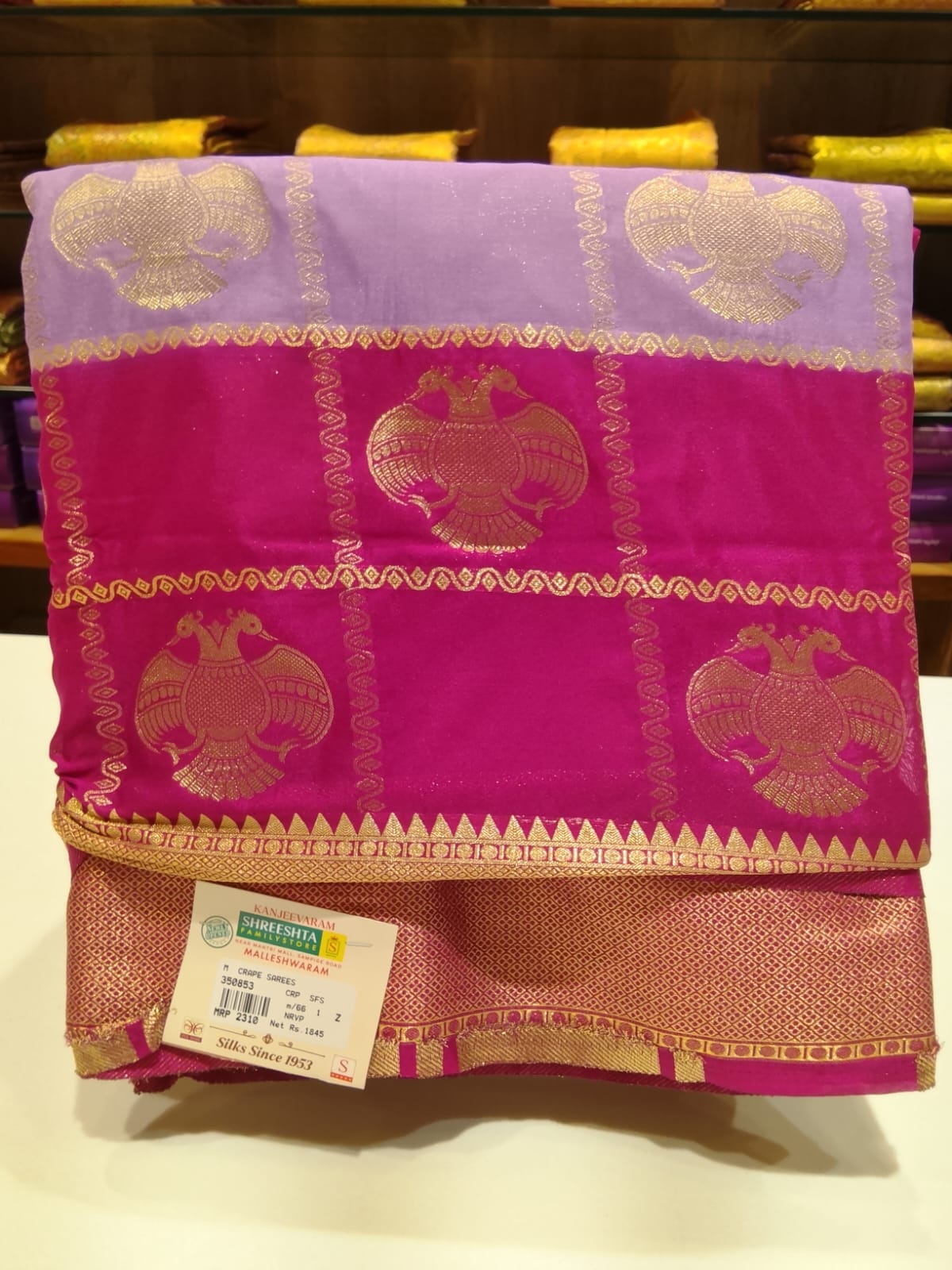 Semi Mysore Silk Saree.