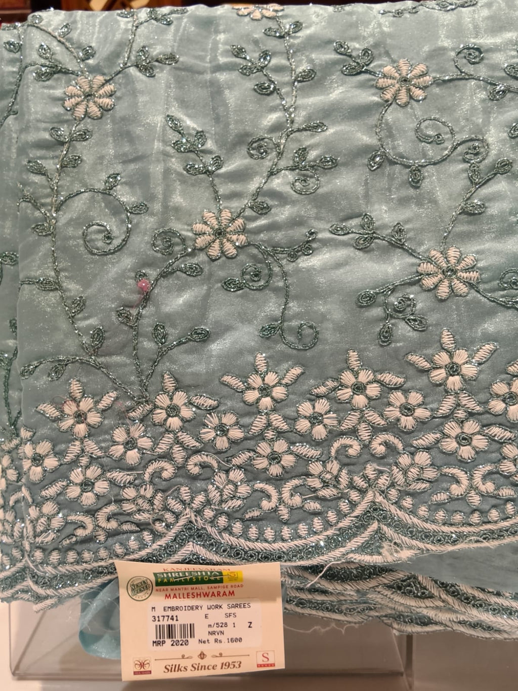 Embroidery Work Sarees