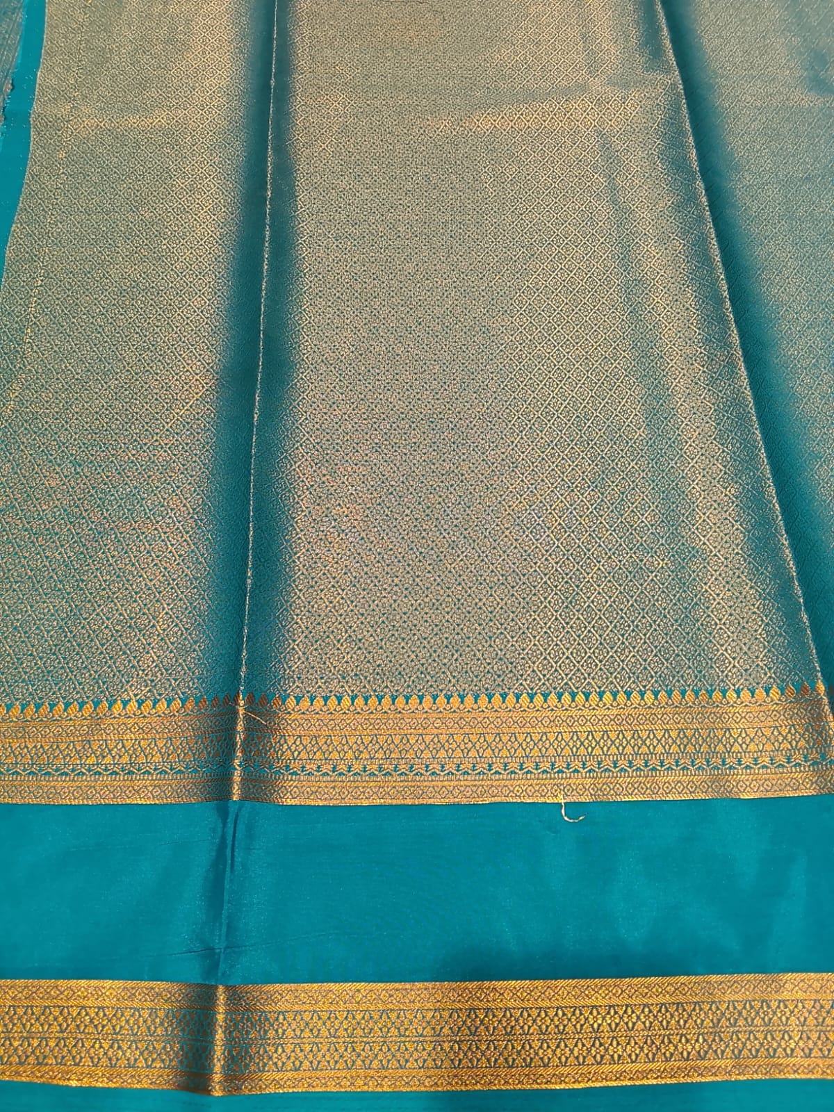 Semi Mysore Silk Saree.