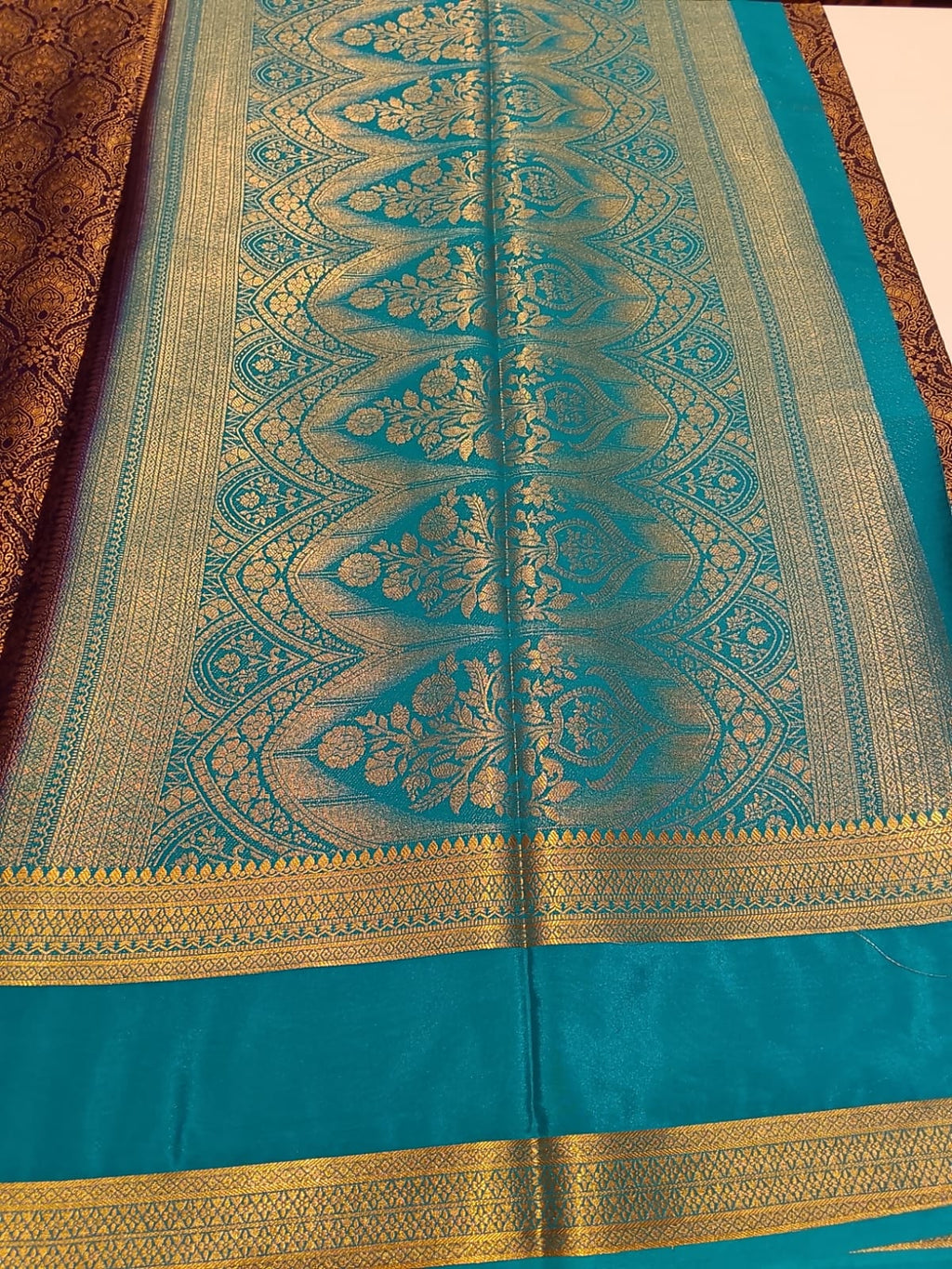 Semi Mysore Silk Saree.