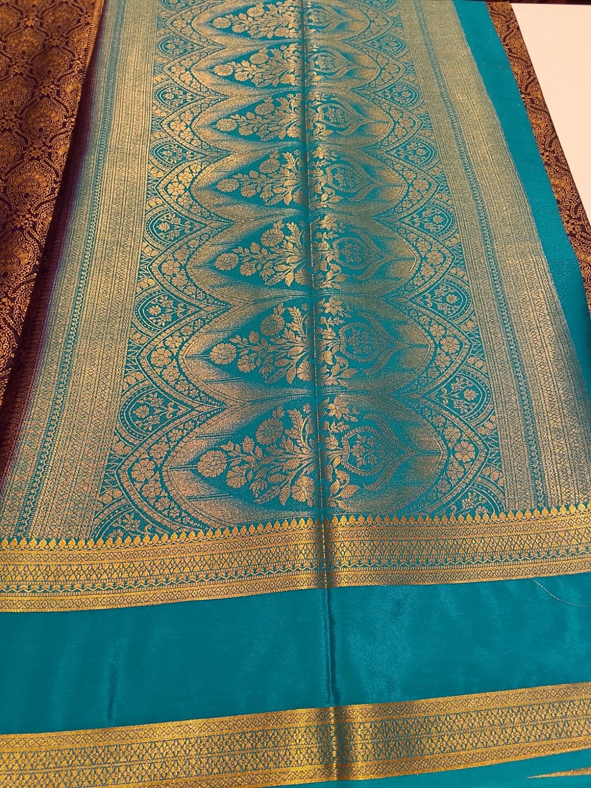 Semi Mysore Silk Saree.