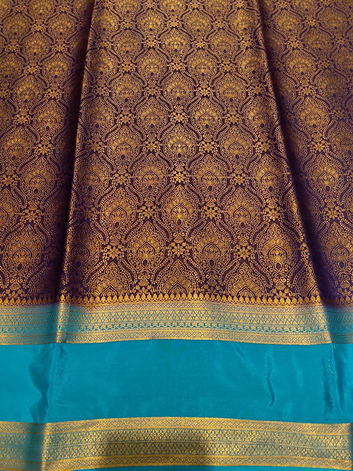 Semi Mysore Silk Saree.