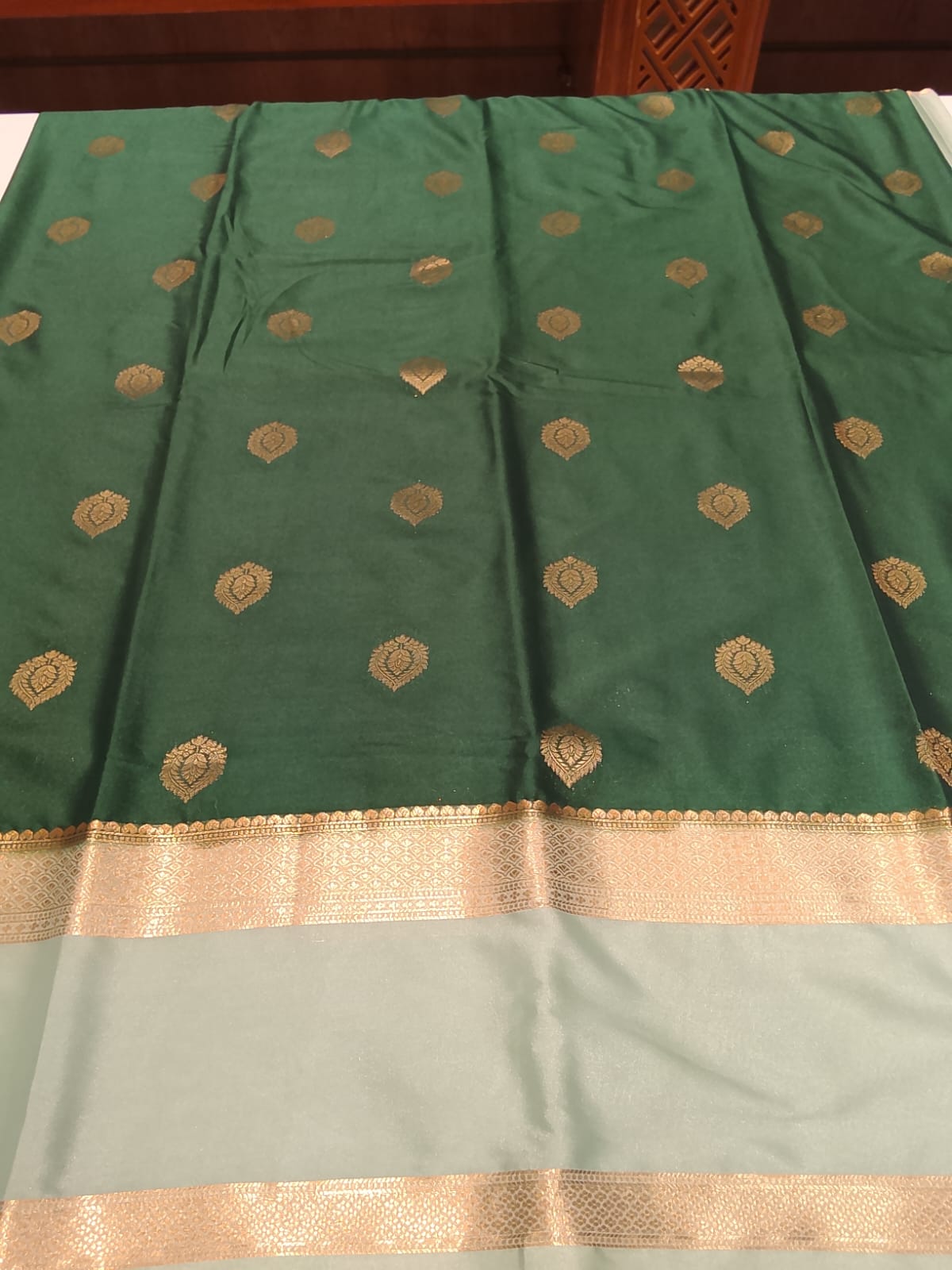 Semi Mysore Silk Saree.