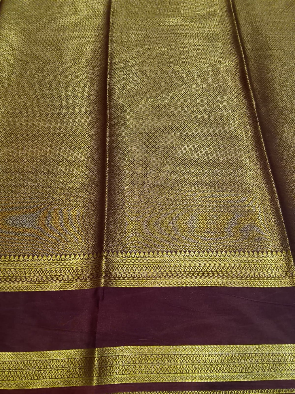Semi Mysore Silk Saree.