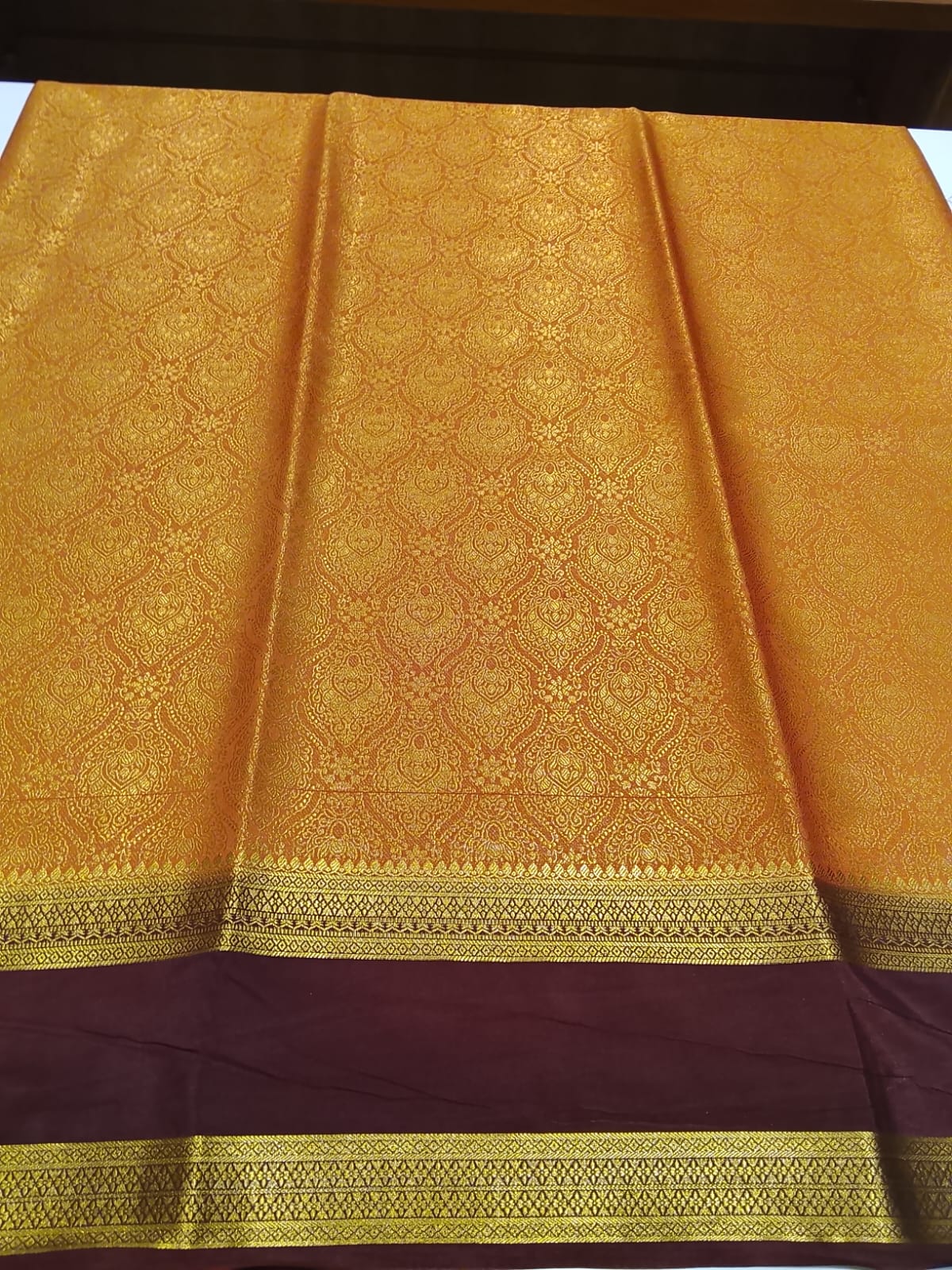 Semi Mysore Silk Saree.