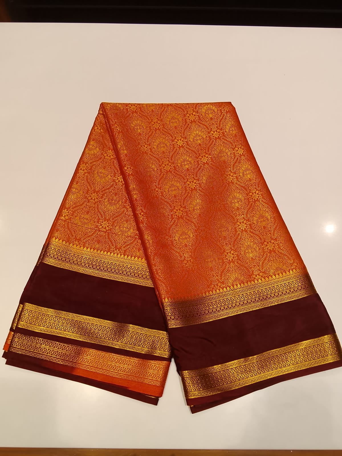 Semi Mysore Silk Saree.