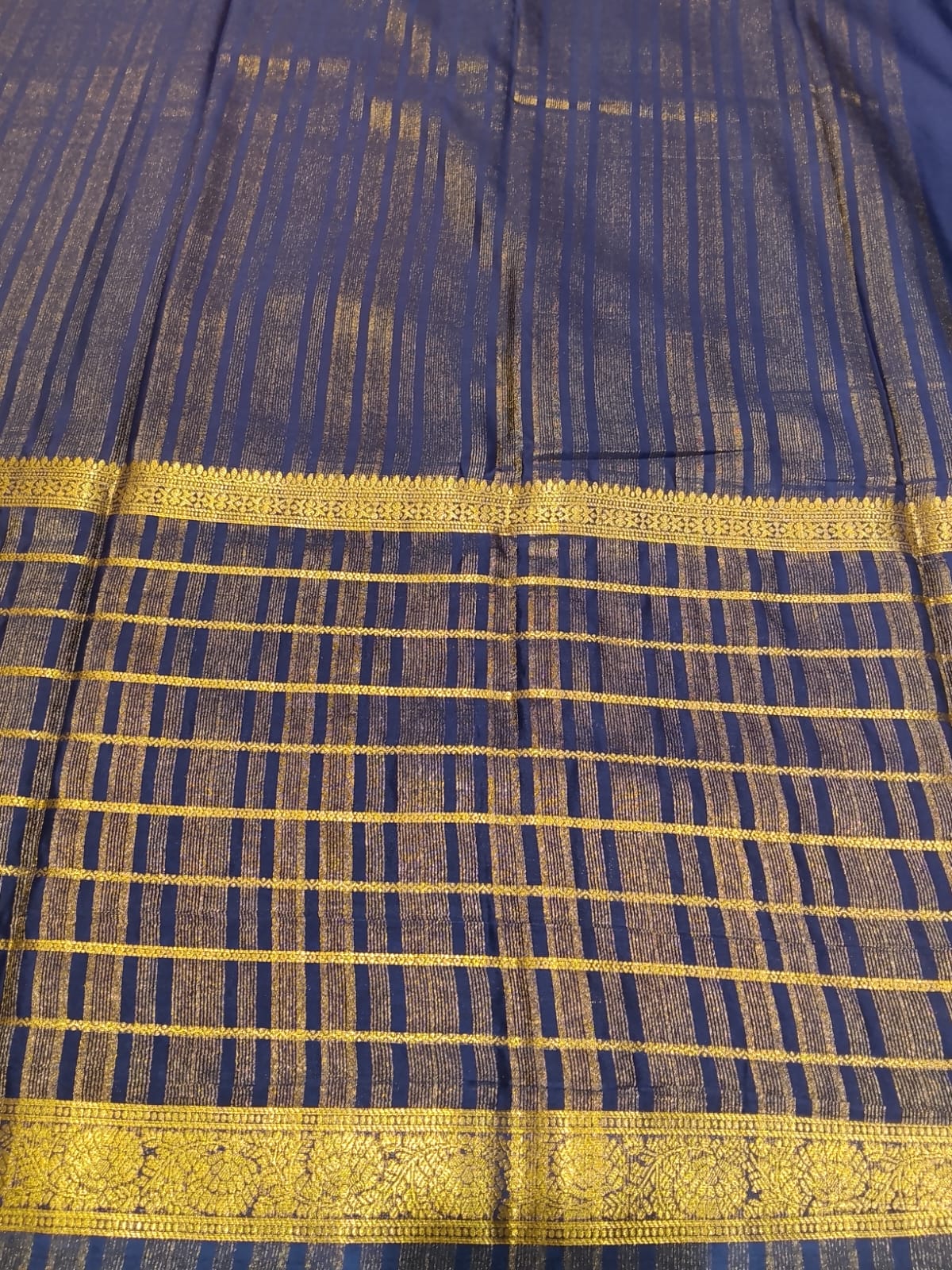 Semi Mysore Silk Saree.