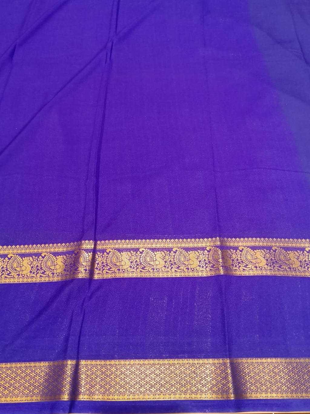 Semi Mysore Silk Saree.