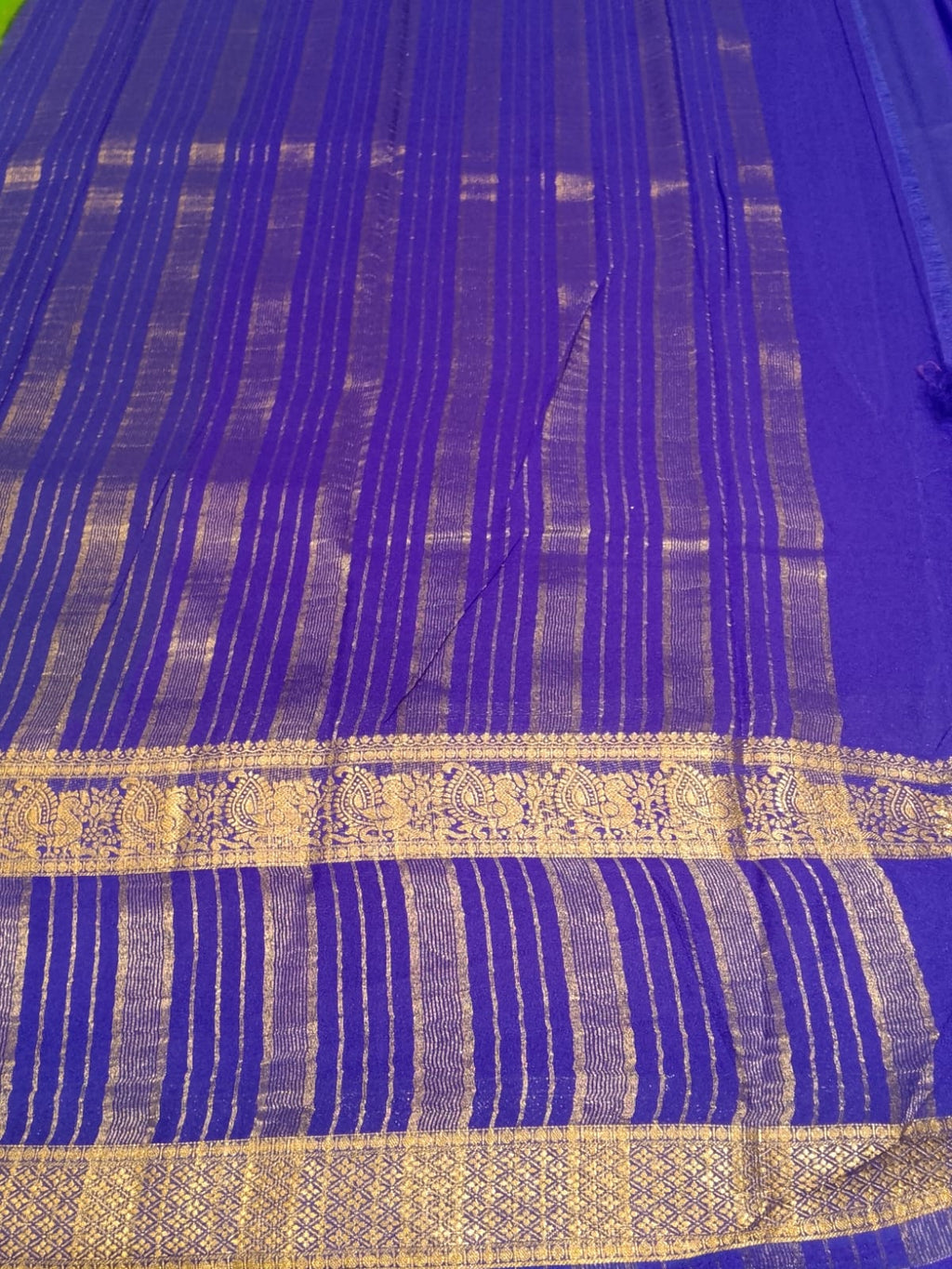 Semi Mysore Silk Saree.