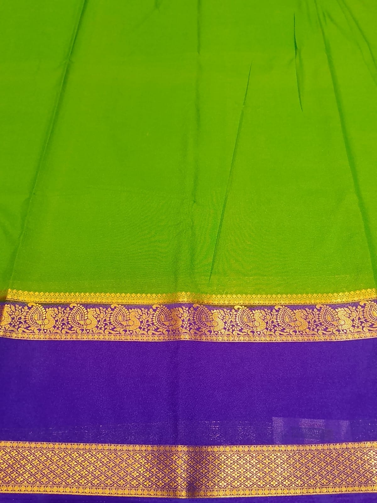 Semi Mysore Silk Saree.