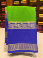 Semi Mysore Silk Saree.