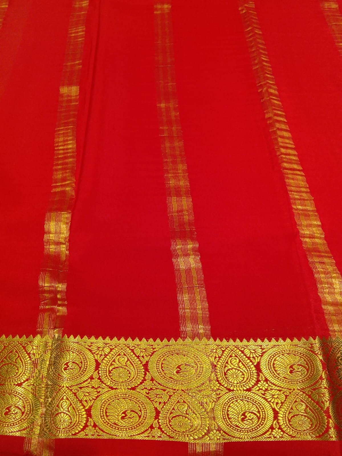 Pure Mysore Silk Saree.