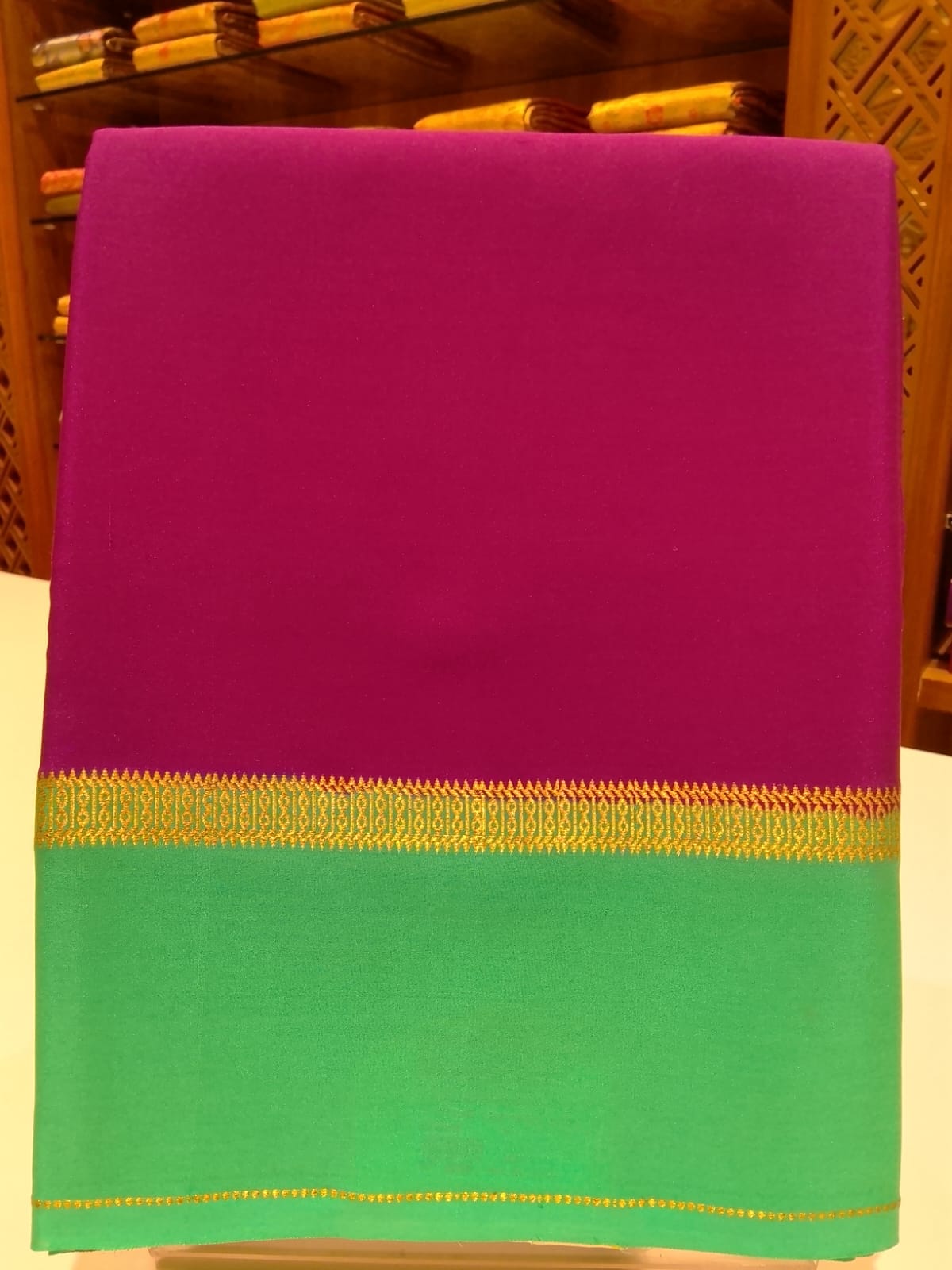 Pure Mysore Silk Saree.