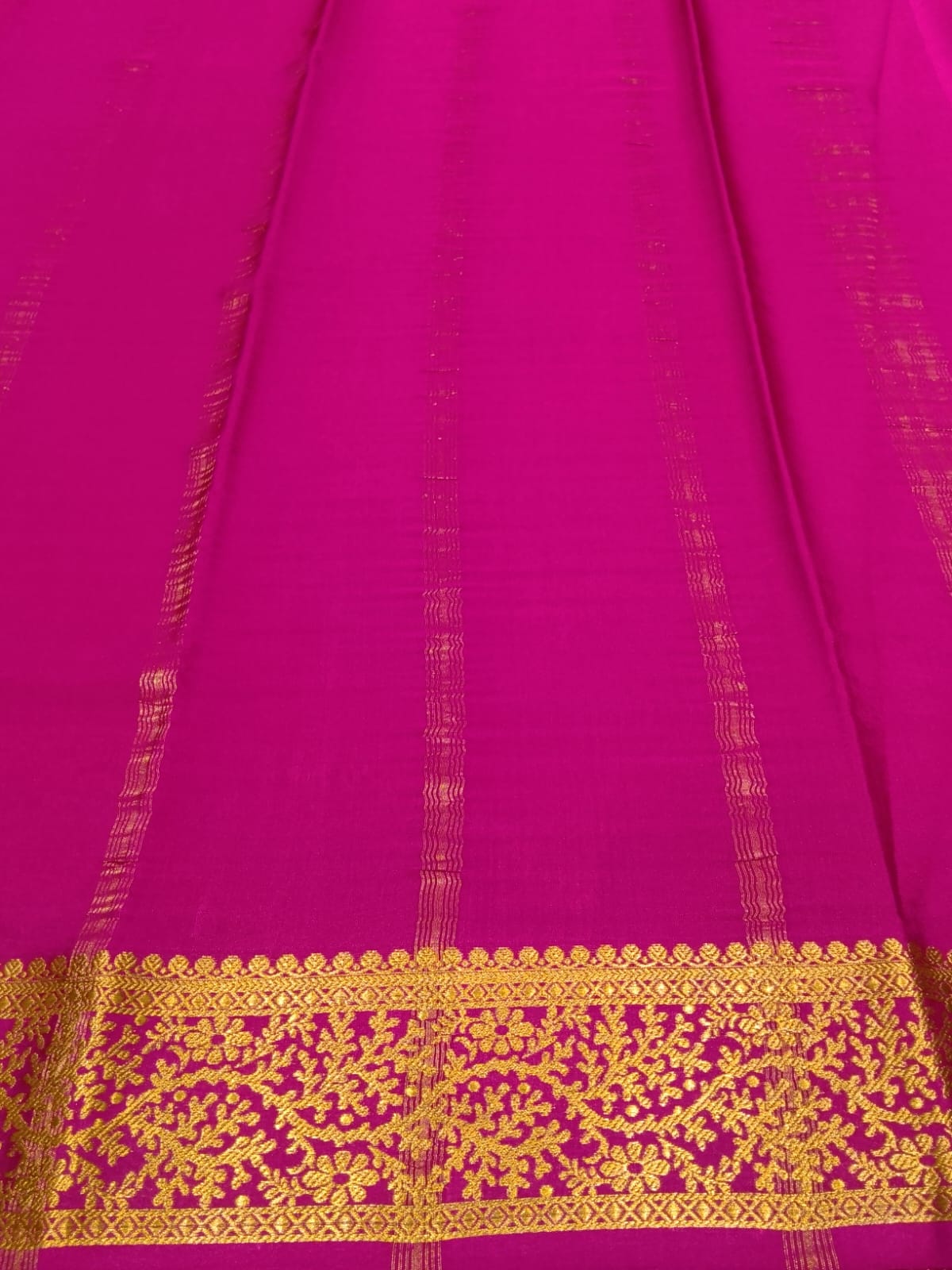 Pure Mysore Silk Saree.