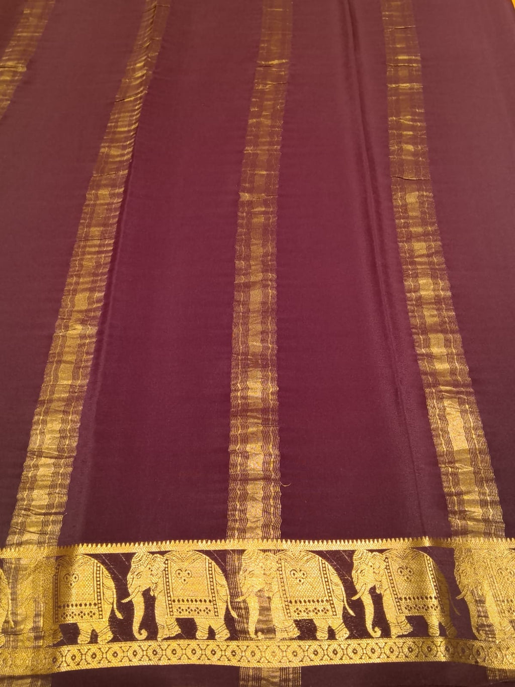 Pure Mysore Silk Saree.