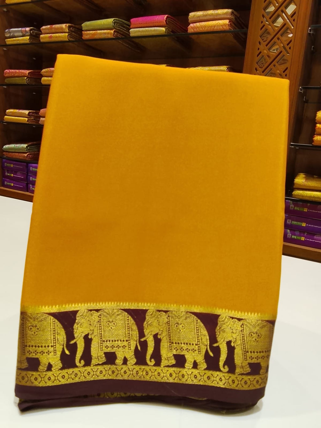 Pure Mysore Silk Saree.