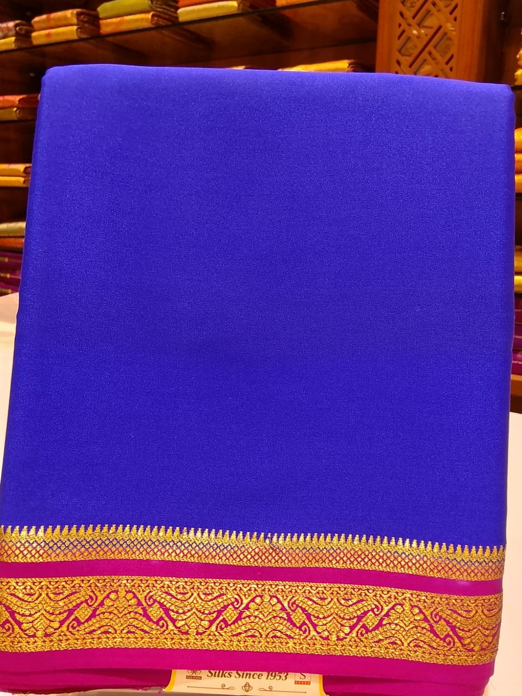 Pure Mysore Silk Saree.