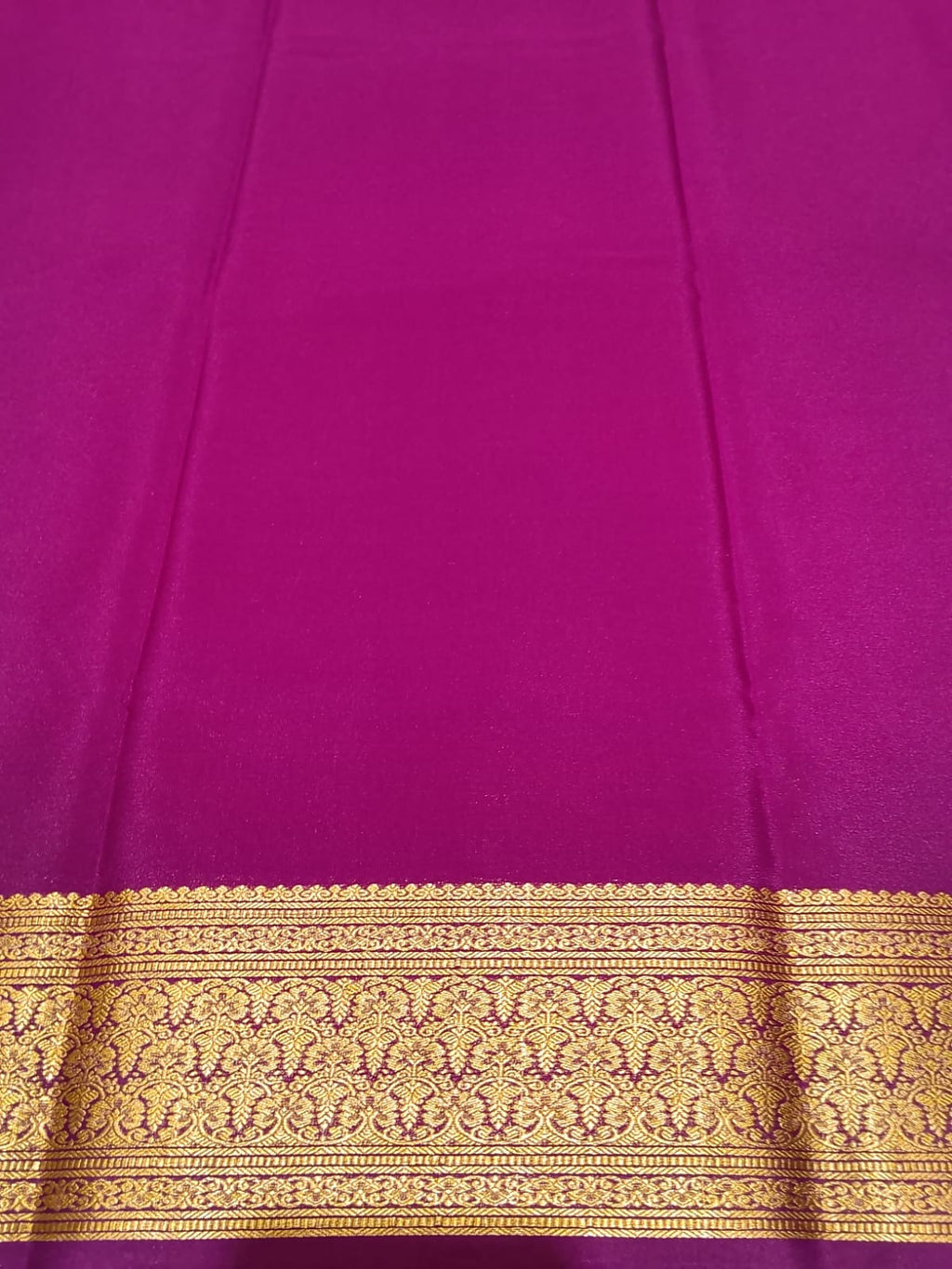 Pure Mysore Silk Saree.