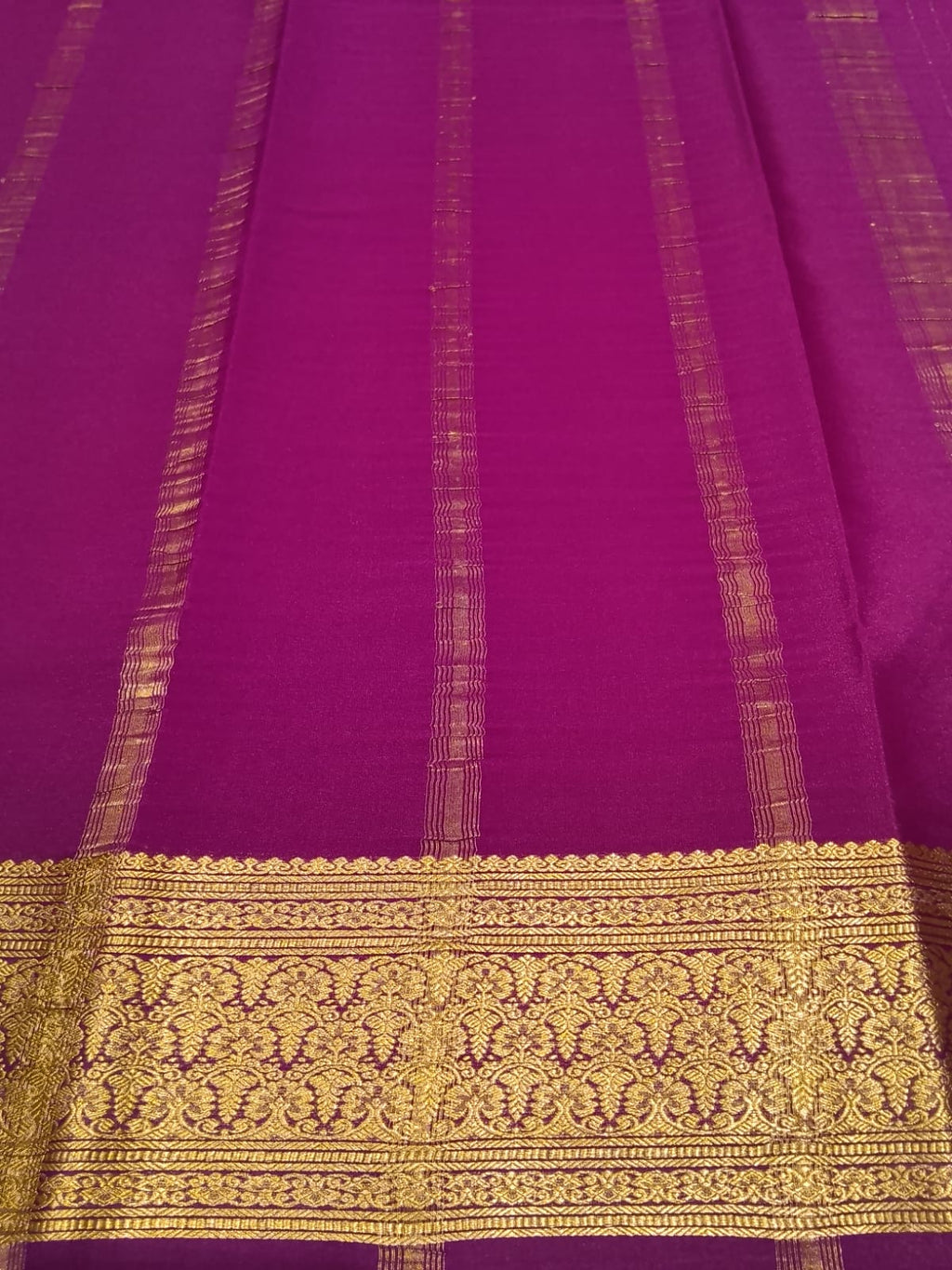Pure Mysore Silk Saree.