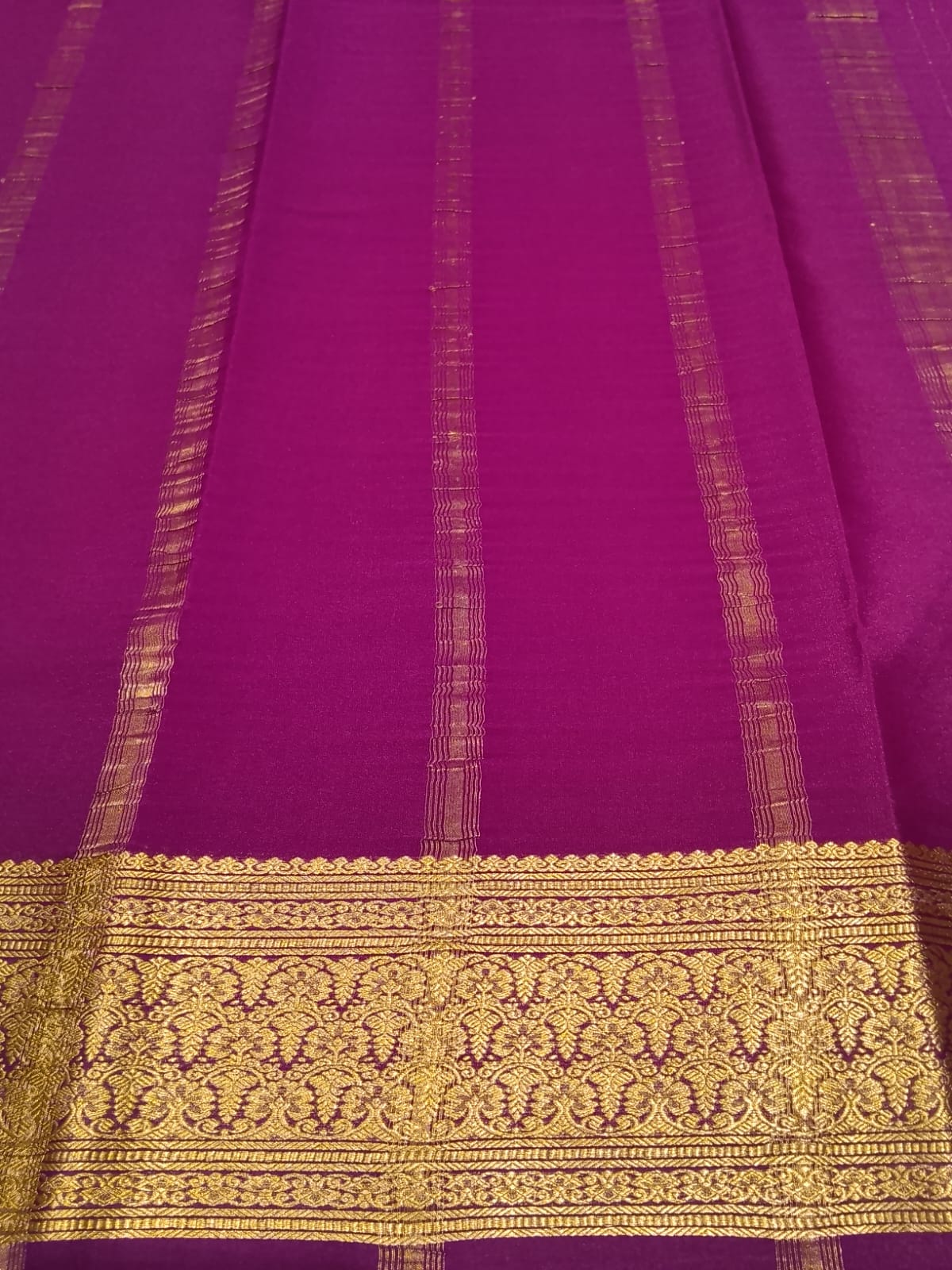 Pure Mysore Silk Saree.