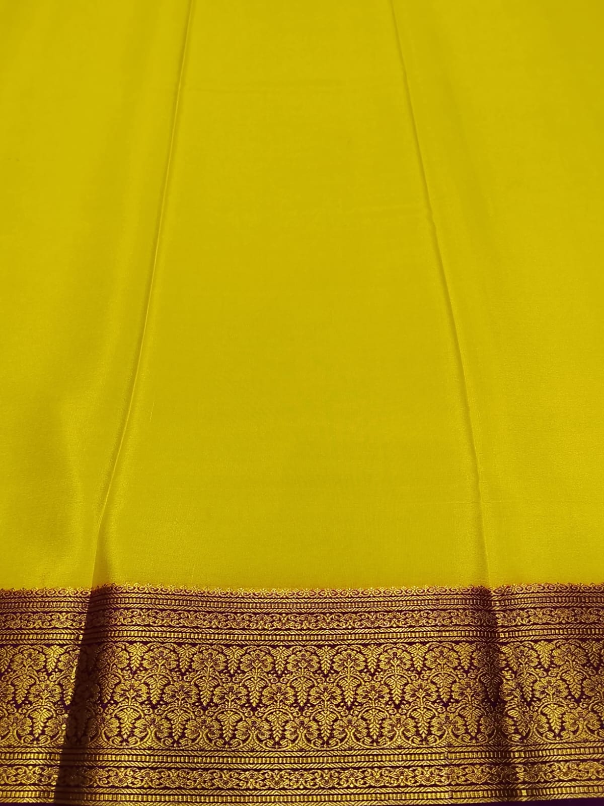 Pure Mysore Silk Saree.