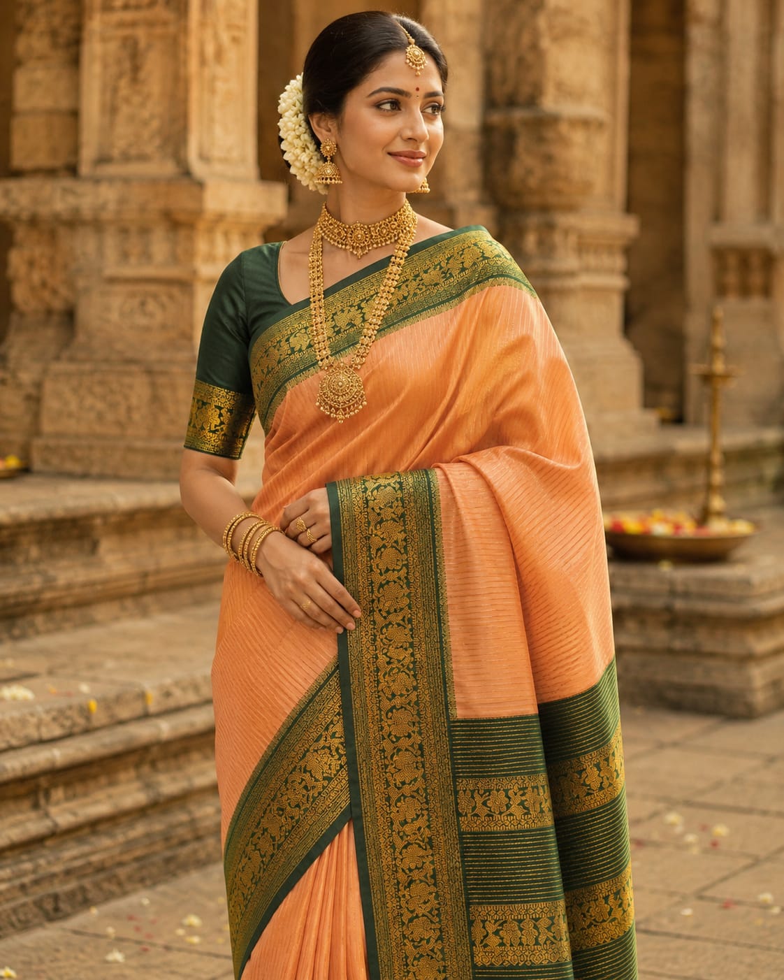 Half Silk Saree